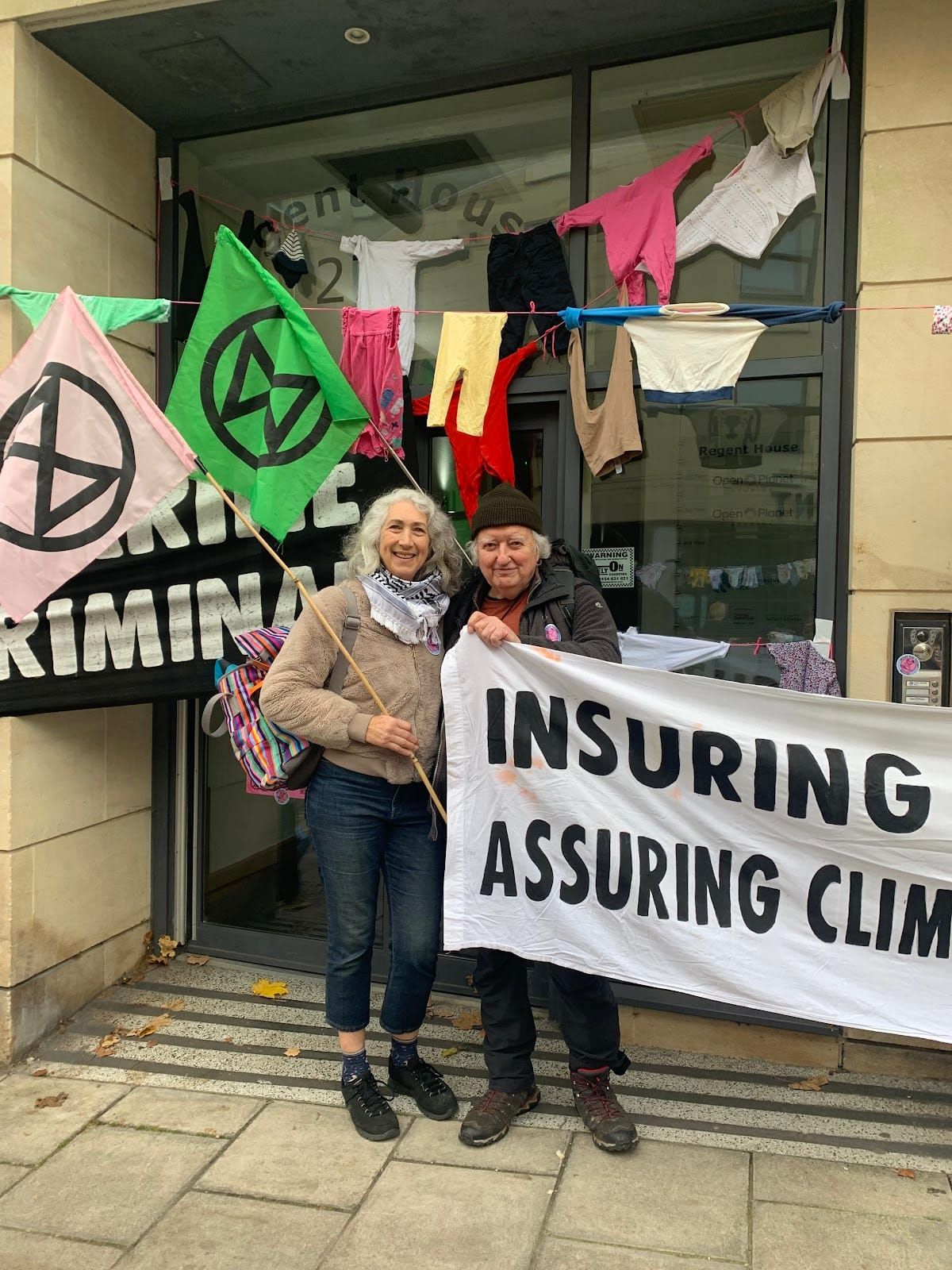 Extinction Rebellion protest in Clifton Village