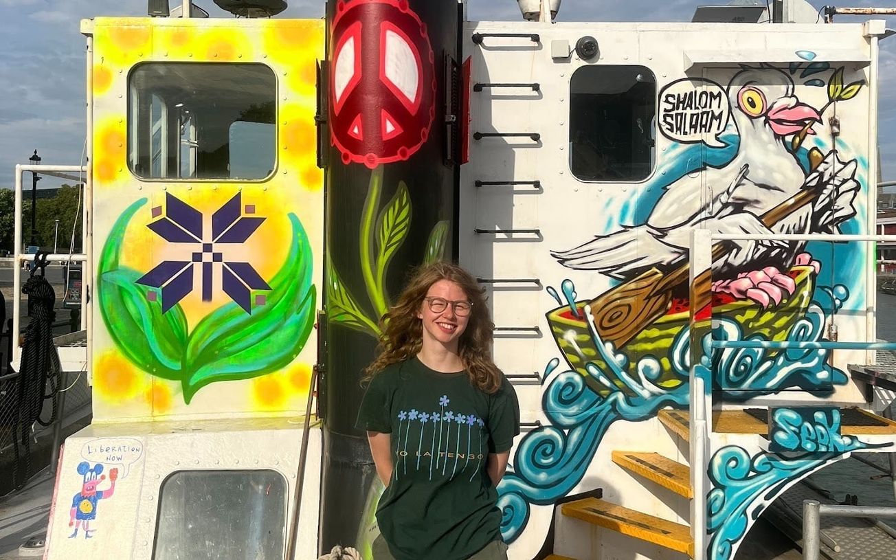 University of Bristol student heads to Gaza on aid mission from Bristol harbour