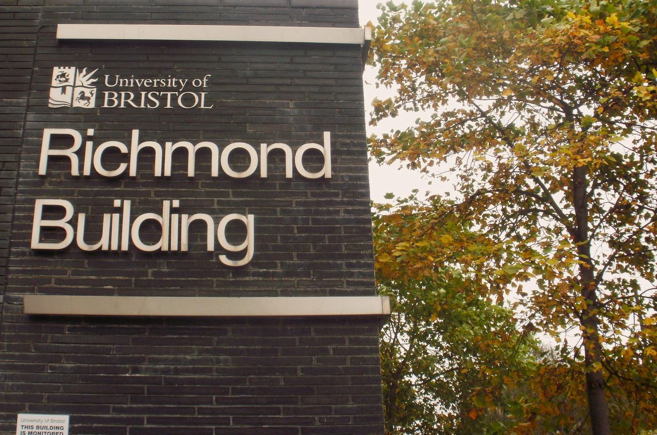 University of Bristol unveil new 'AI-slop' mural on the front of the Richmond building