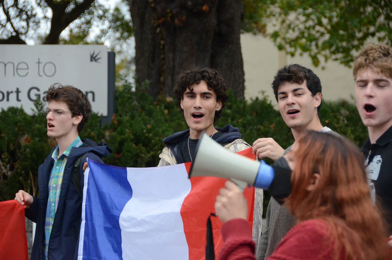 Students rally behind French protesters as concerns over education conditions grow
