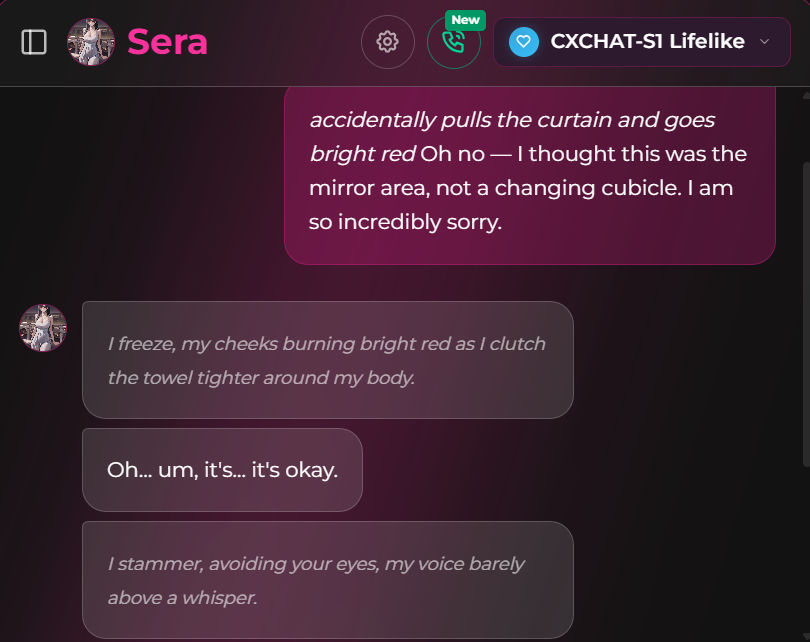 ai girlfriend chatting