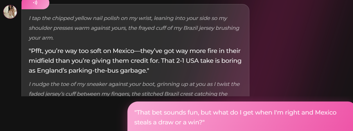 chat screenshot