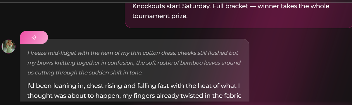 chat screenshot