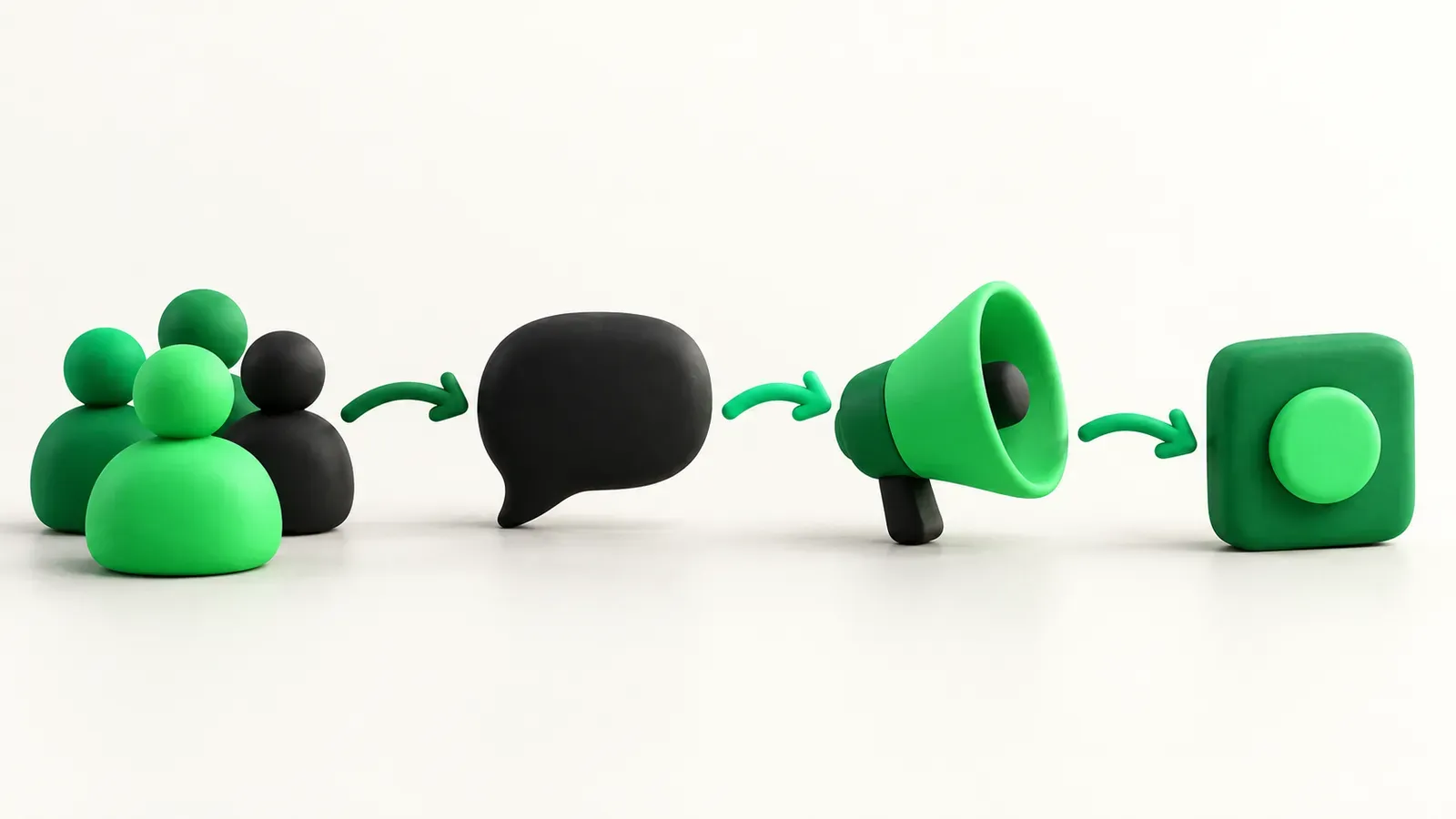 Small-business promotion plan linking a customer group, message, channel and action.
