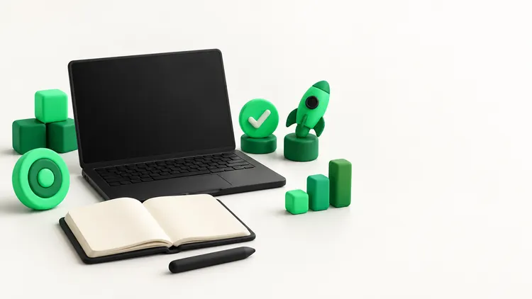 Small-business owner reviewing a social media content plan and selection criteria.