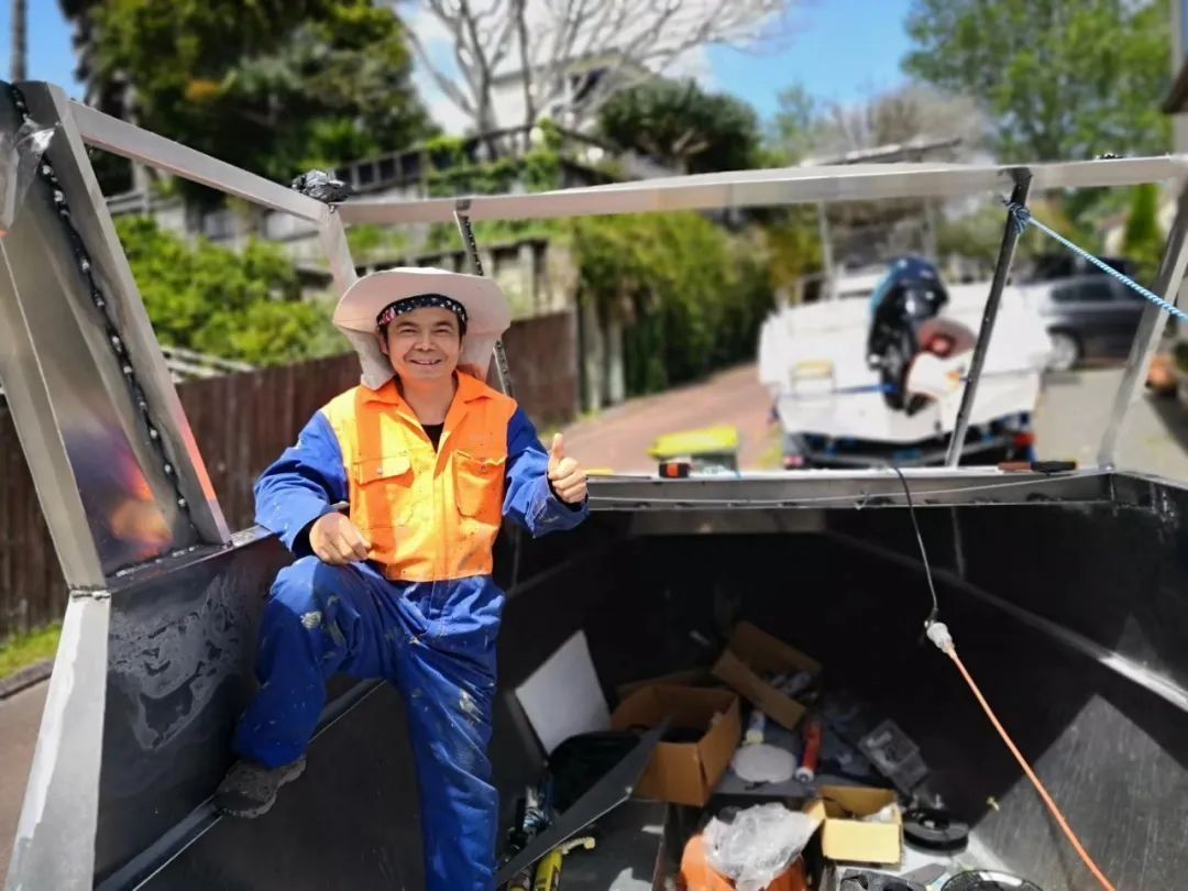Chinese businessman builds yacht in Auckland backyard