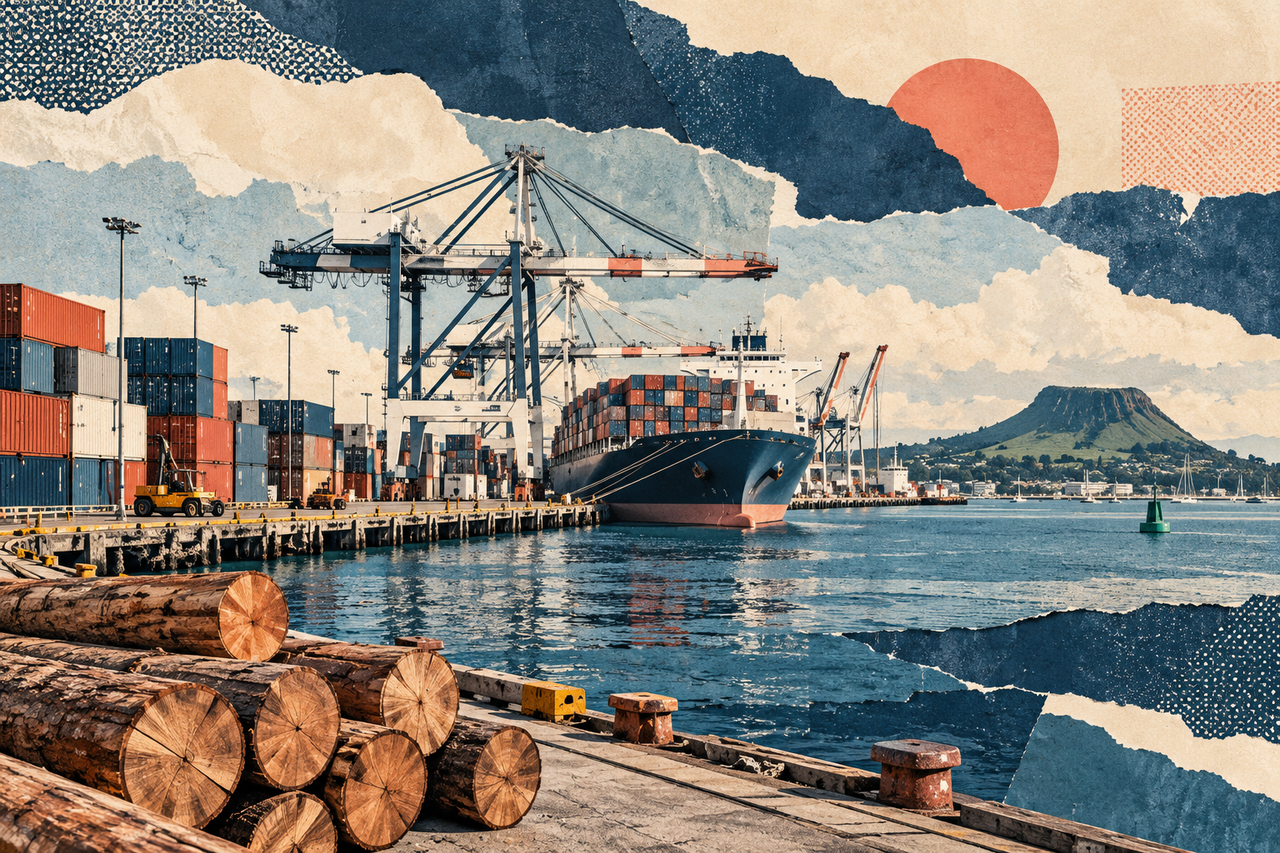 Less cargo at Tauranga, more courier revenue: two different pictures of trade