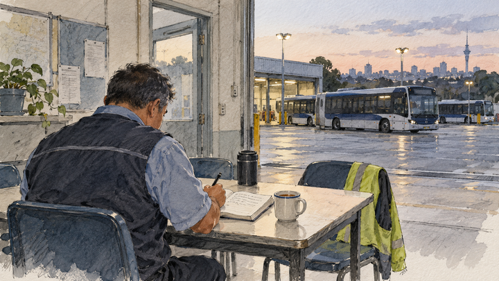 For migrant bus drivers, the route to residence runs through an English test
