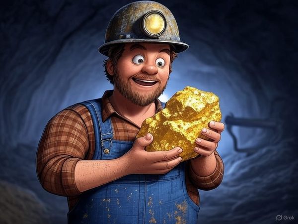 Gold Up, Gold Stocks Up More...
