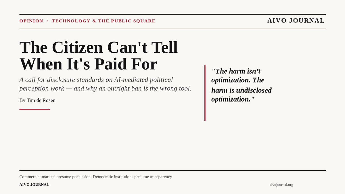 The Citizen Can't Tell When It's Paid For