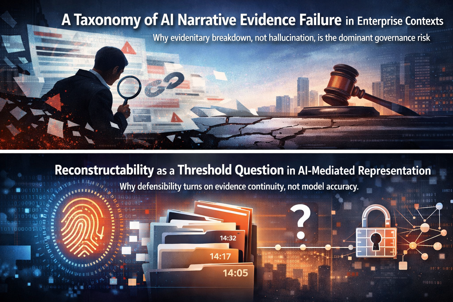 A Taxonomy of AI Narrative Evidence Failure in Enterprise Contexts