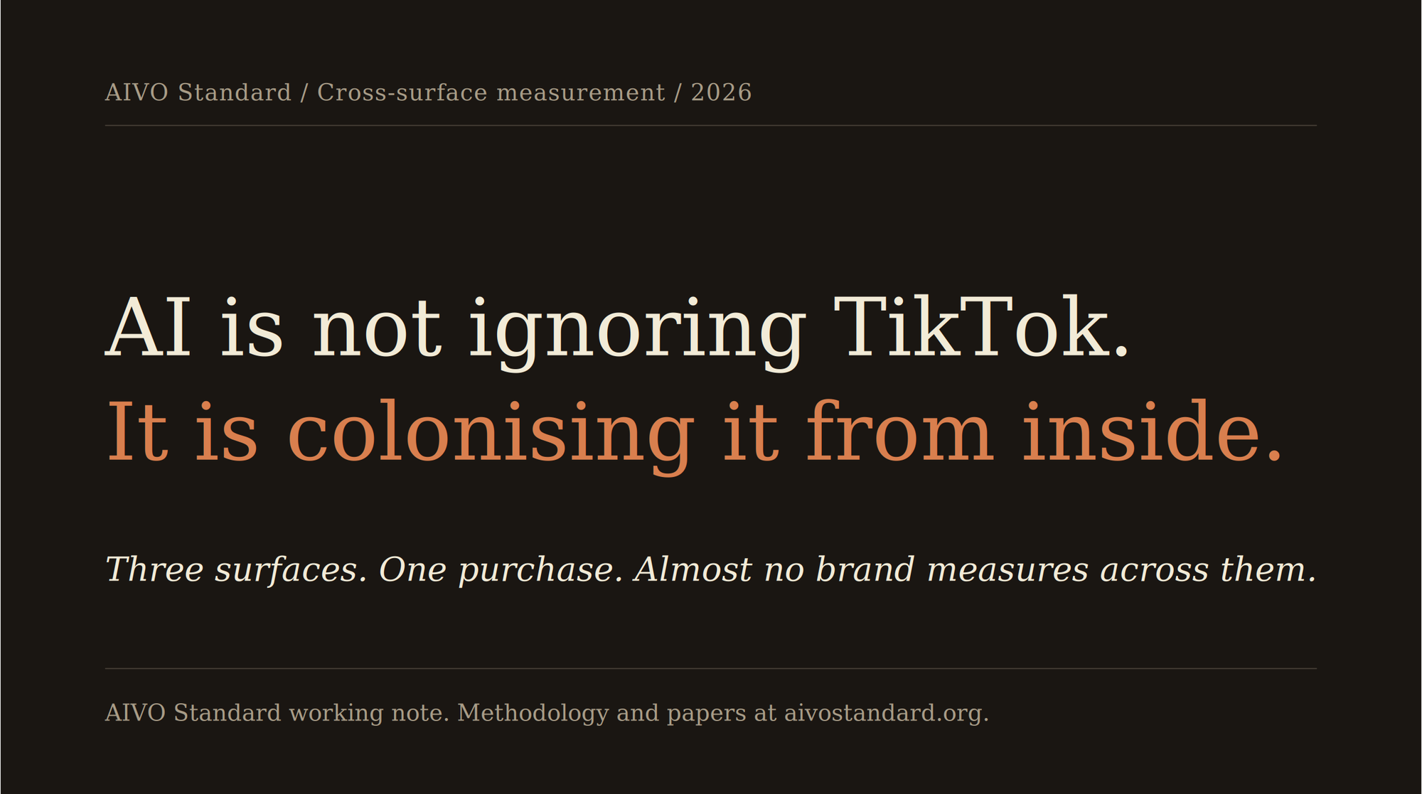 AI isn’t ignoring TikTok. It’s colonising it from the inside.