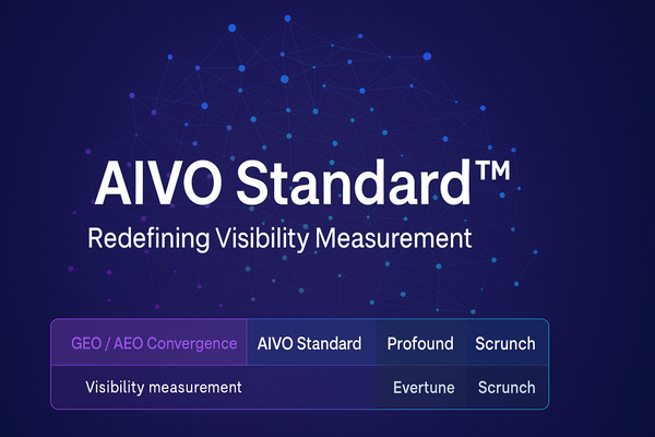 The GEO/AEO Convergence: AIVO Standard™ Redefines Auditable Visibility