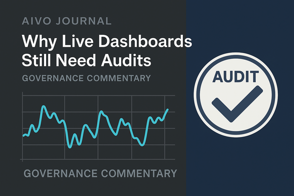 Why Live Dashboards Need Audits