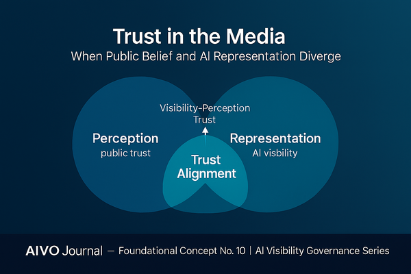 Trust in the Media: When Public Belief and AI Representation Diverge