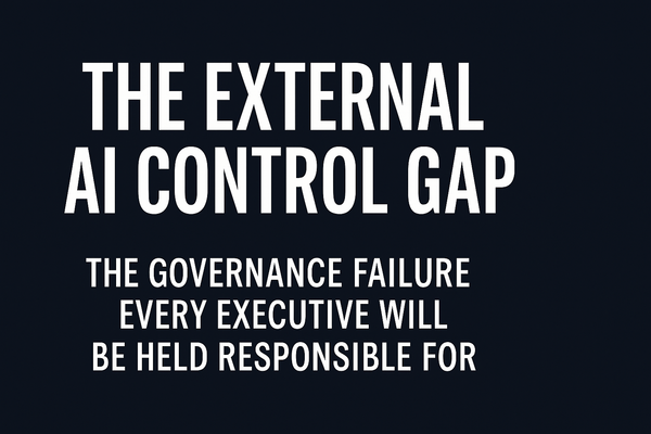 The External AI Control Gap