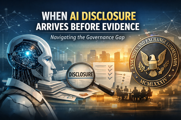 When AI Disclosure Arrives Before Evidence
