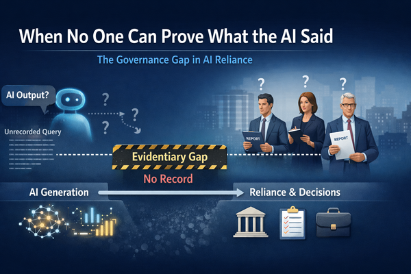 When No One Can Prove What the AI Said