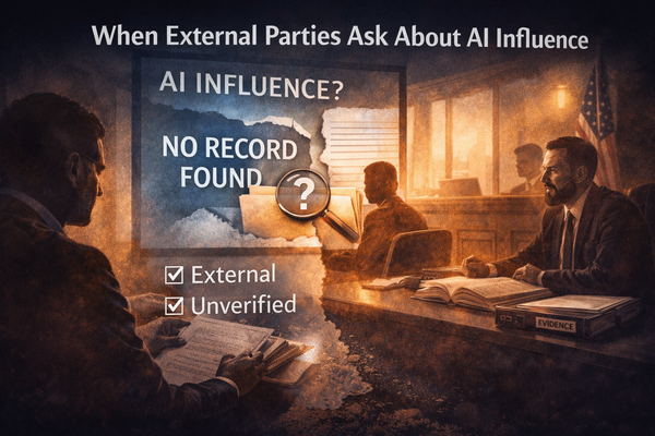 When External Parties Ask About AI Influence