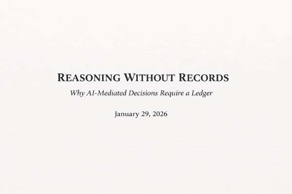 Reasoning Without Records