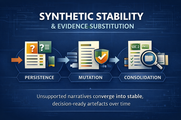 When Time Hardens AI Risk: Synthetic Stability and the Failure of Governance-by-Design