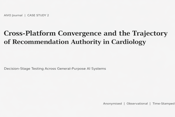 Pharma Case Study 2: Cross-Platform Convergence and the Trajectory of Recommendation Authority in Cardiology