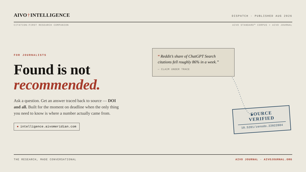 We Built a Research Tool for Journalists Who Are Tired of Chasing Our Citations
