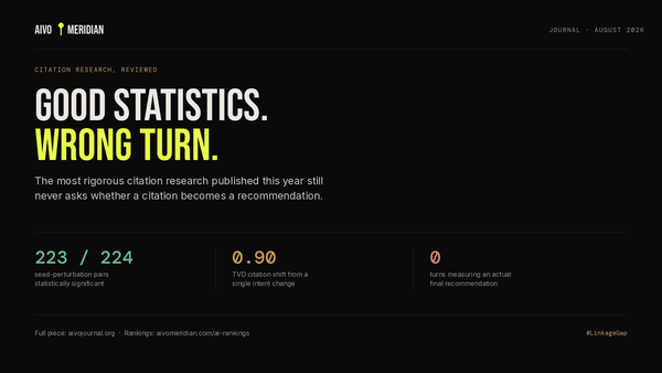 Good Statistics, Wrong Turn