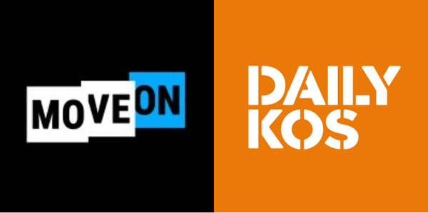 What do MoveOn and Daily Kos have in common?