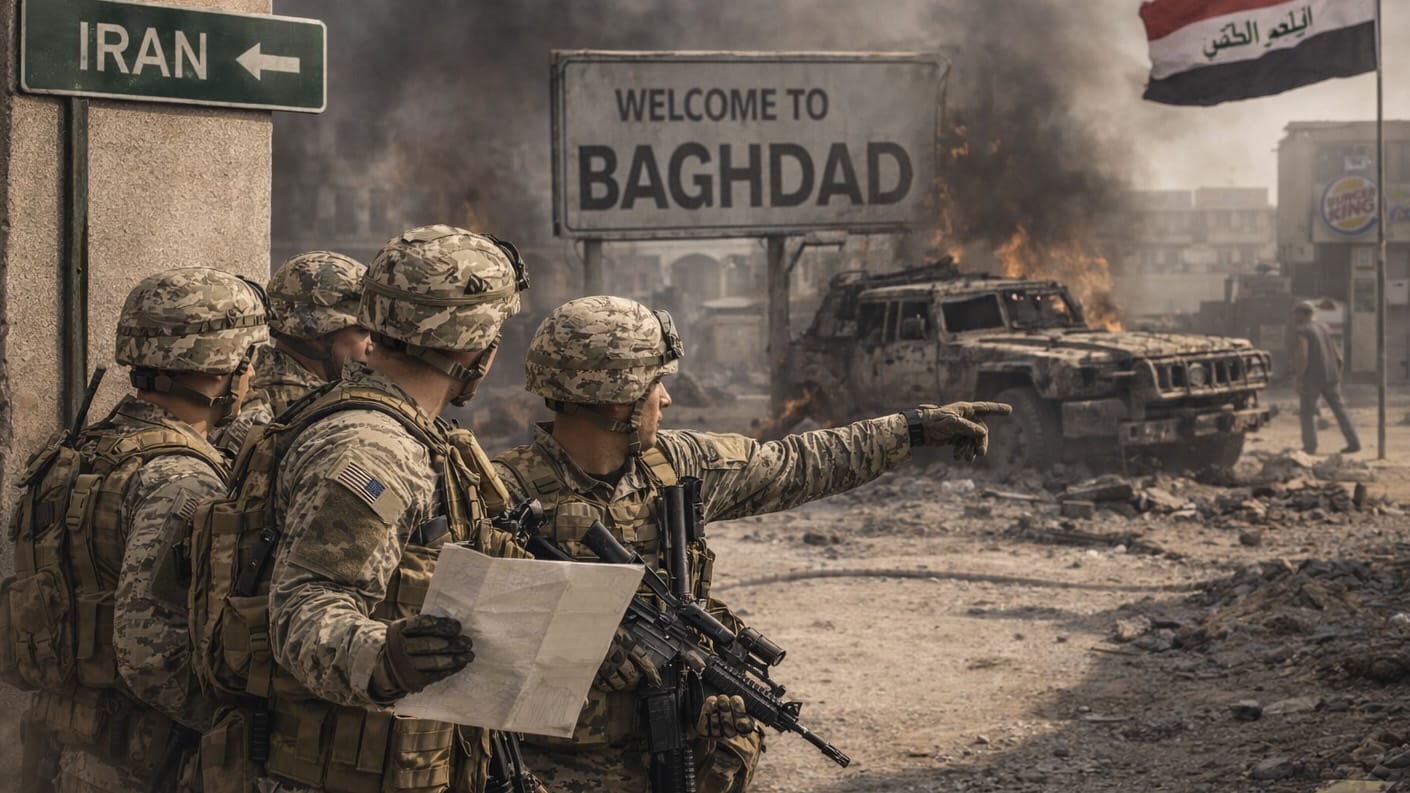 US turns corner in Iran, finds itself in Iraq