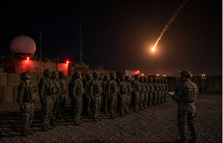 Entire platoon killed by missile while conducting accountability formation after previous missile