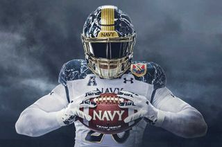 New Navy football uniforms honor tradition of ignoring Marine Corps