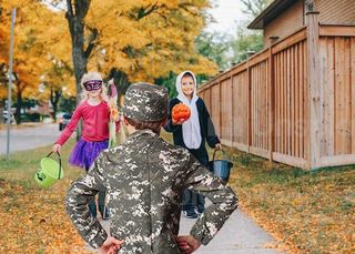 Kid dressed as Army recruiter misses candy goal by 20%