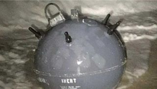 Gender reveal mine announces Navy's next ship will be a dud