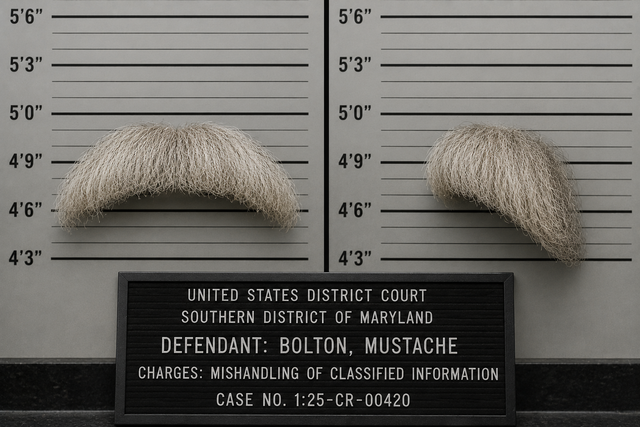 Bolton’s mustache to be sentenced separately following guilty plea