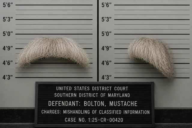 Bolton’s mustache to be sentenced separately following guilty plea