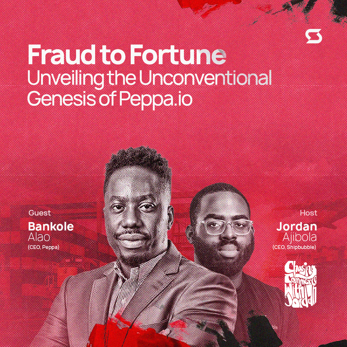 Image featuring Bankole Alao, CEO of Peppa and Jordan Ajibola; CEO of Shipbubble.