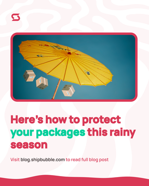 Here's How to Protect your Packages this Rainy Season