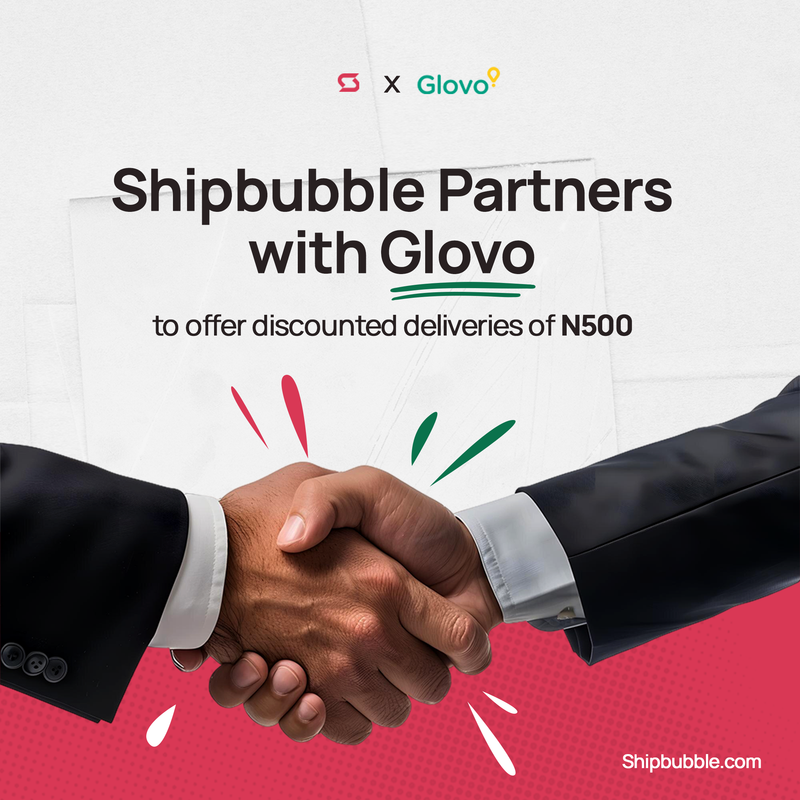 Shipbubble Partners with Glovo to offer discounted deliveries of N500