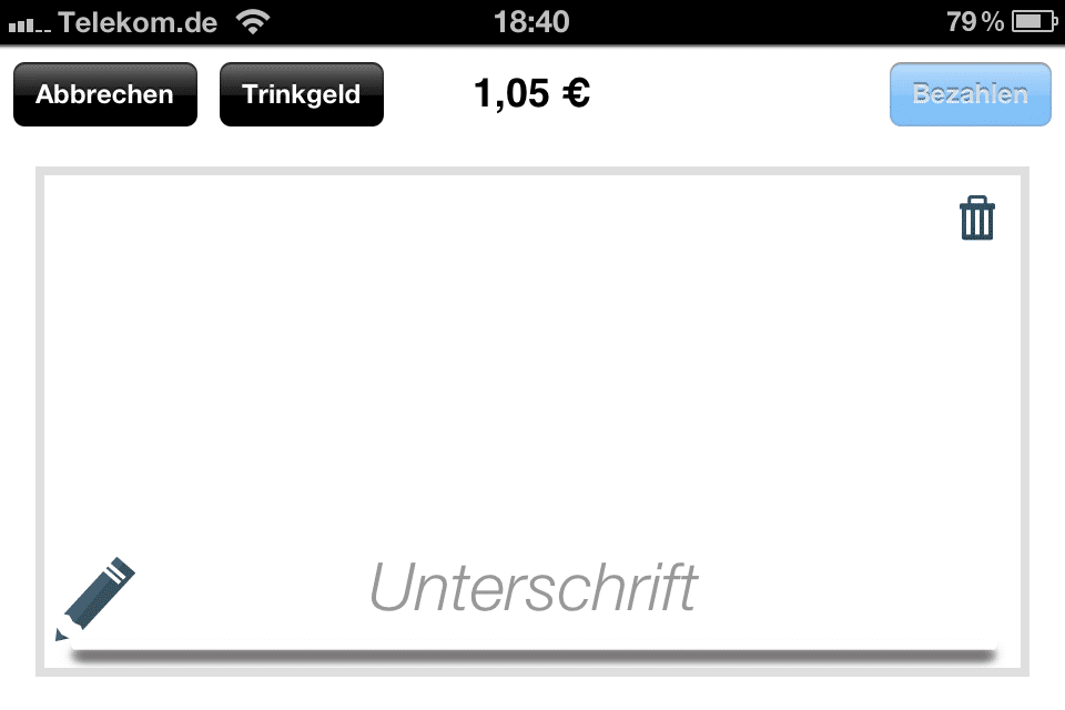 Unterschrift sumup