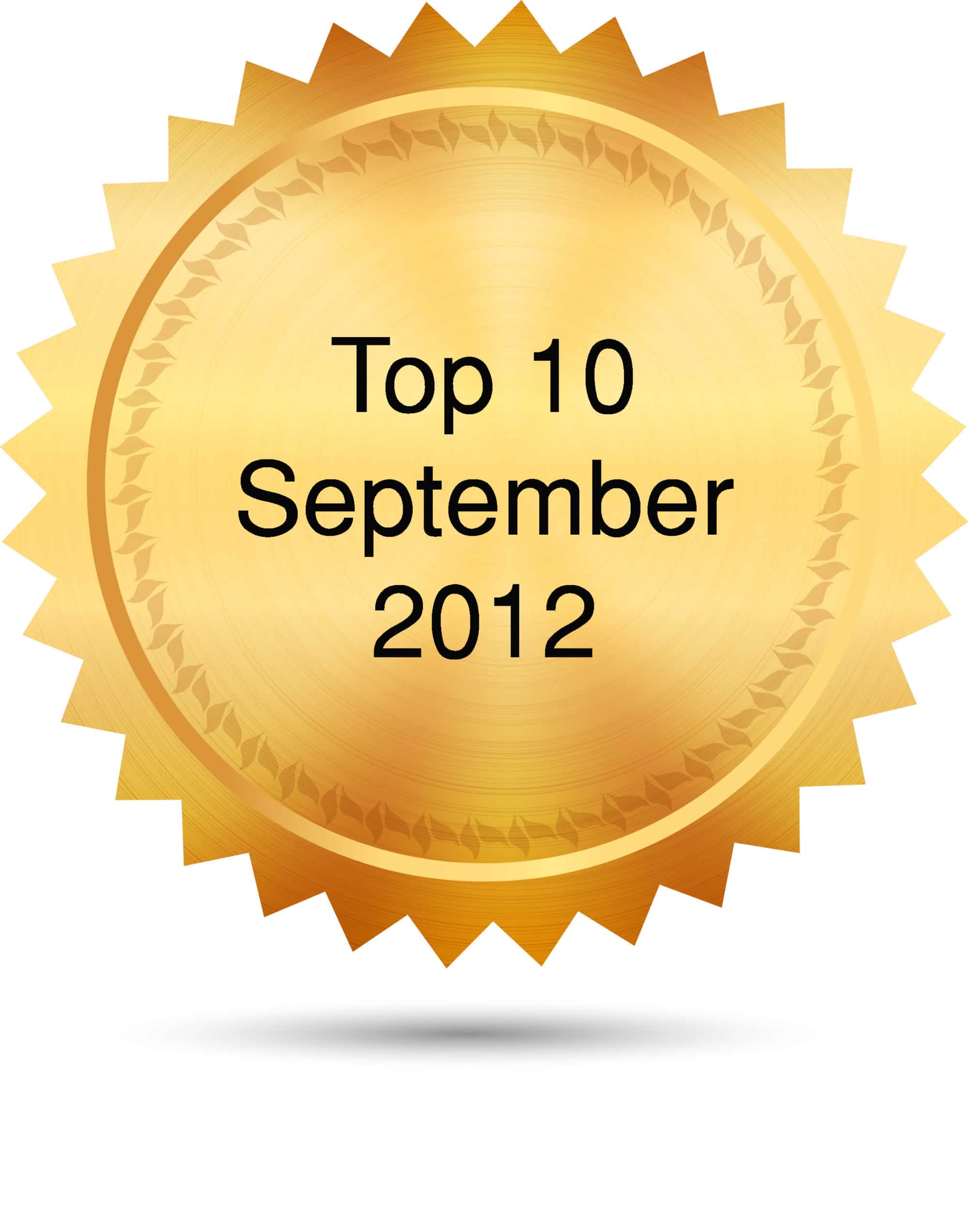 Top 10 September 2012