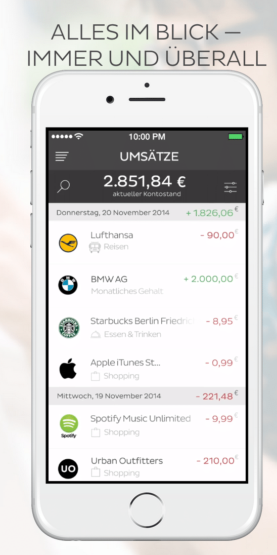 Number26 - Mobile Banking App