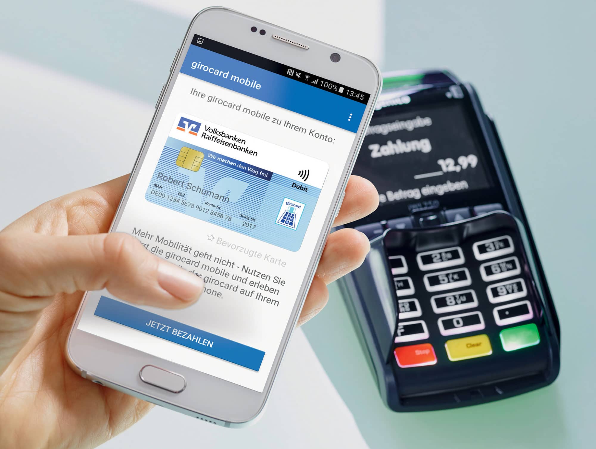 Girocard in der Vodafone Wallet