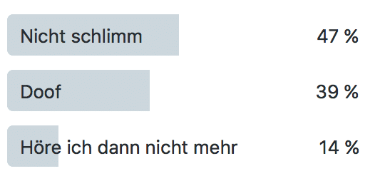 Podcast Umfrage 1
