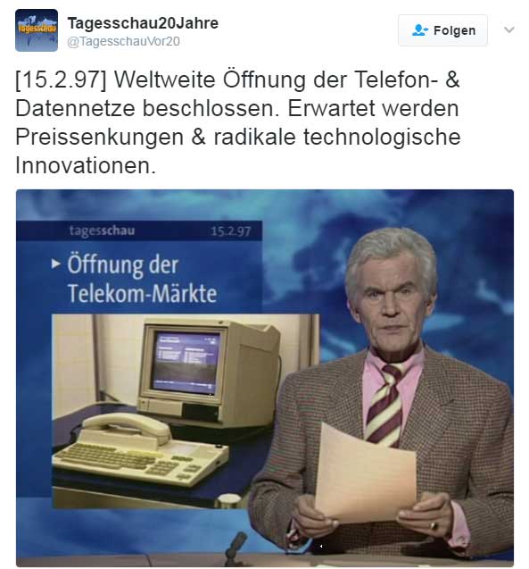 Tageschau-Twitter Öffnung der Telefon-und Datennetze
