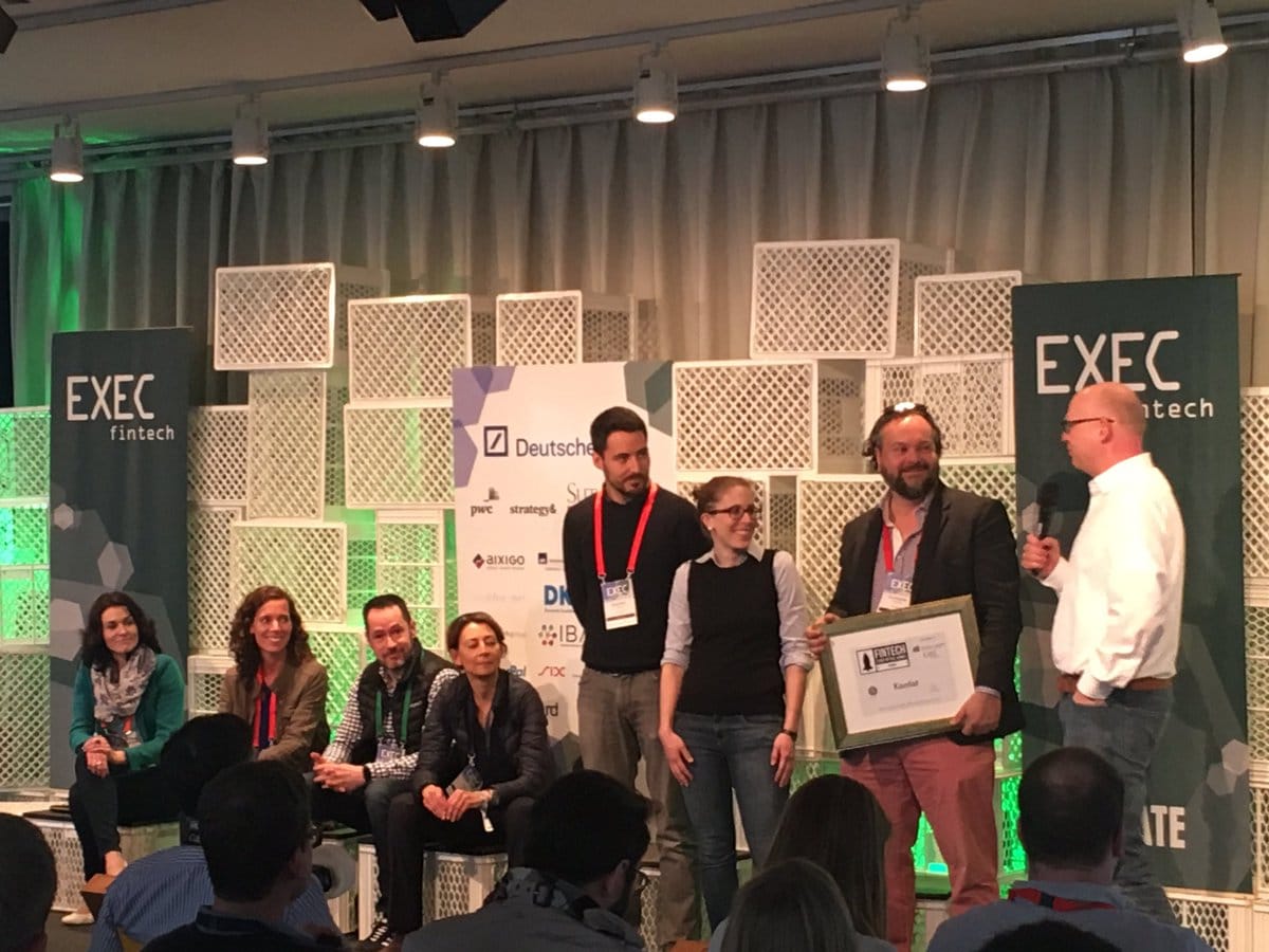 Gewinner des FinTech des Jahres 2016- Award