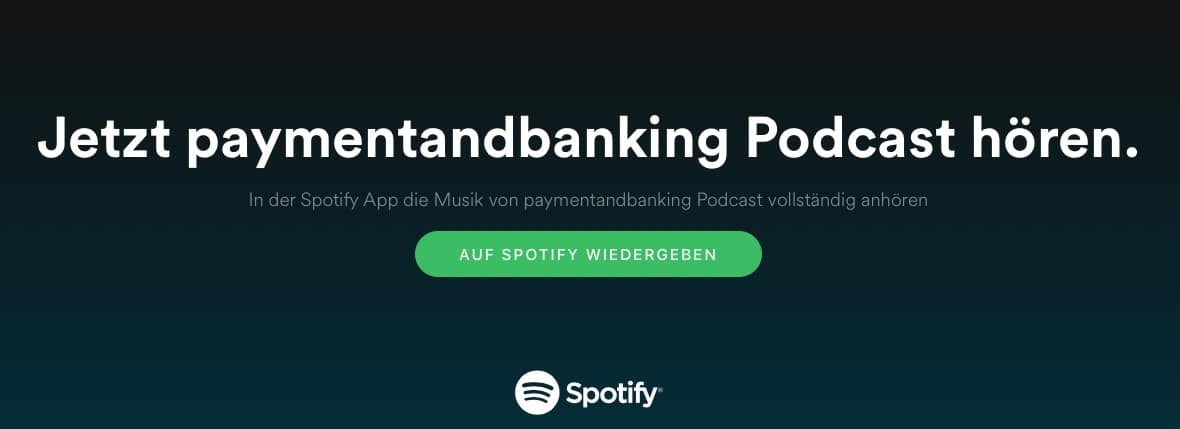 Paymentandbanking Podcast ab sofort auch auf spotify