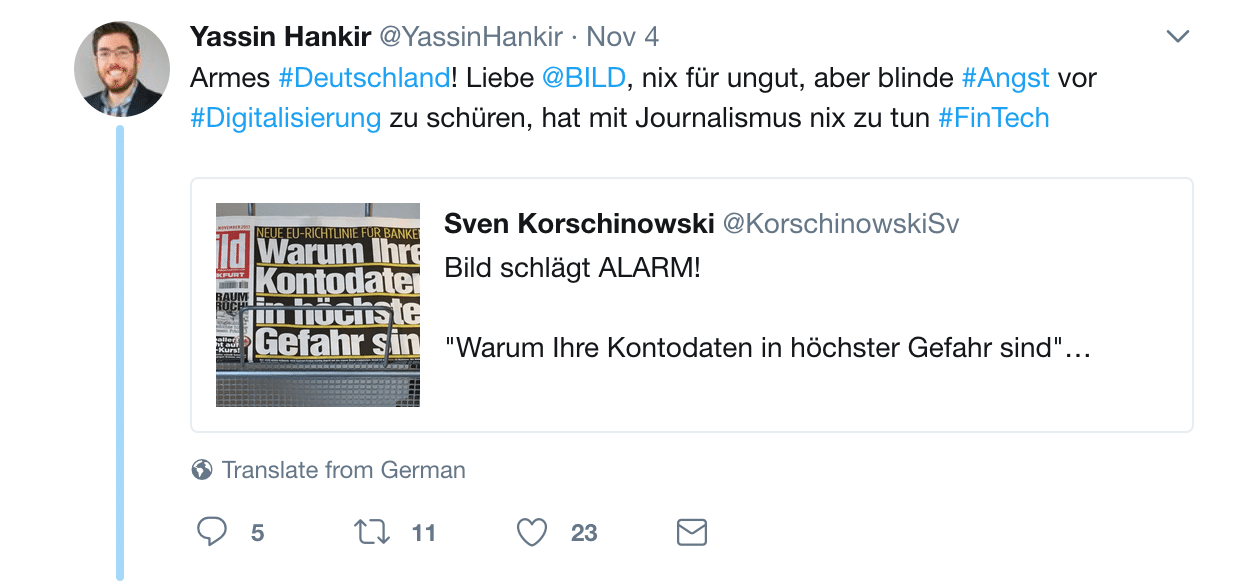 Bild Schlagzeile: Das Geschäft mit der Angst und den Kontodaten
