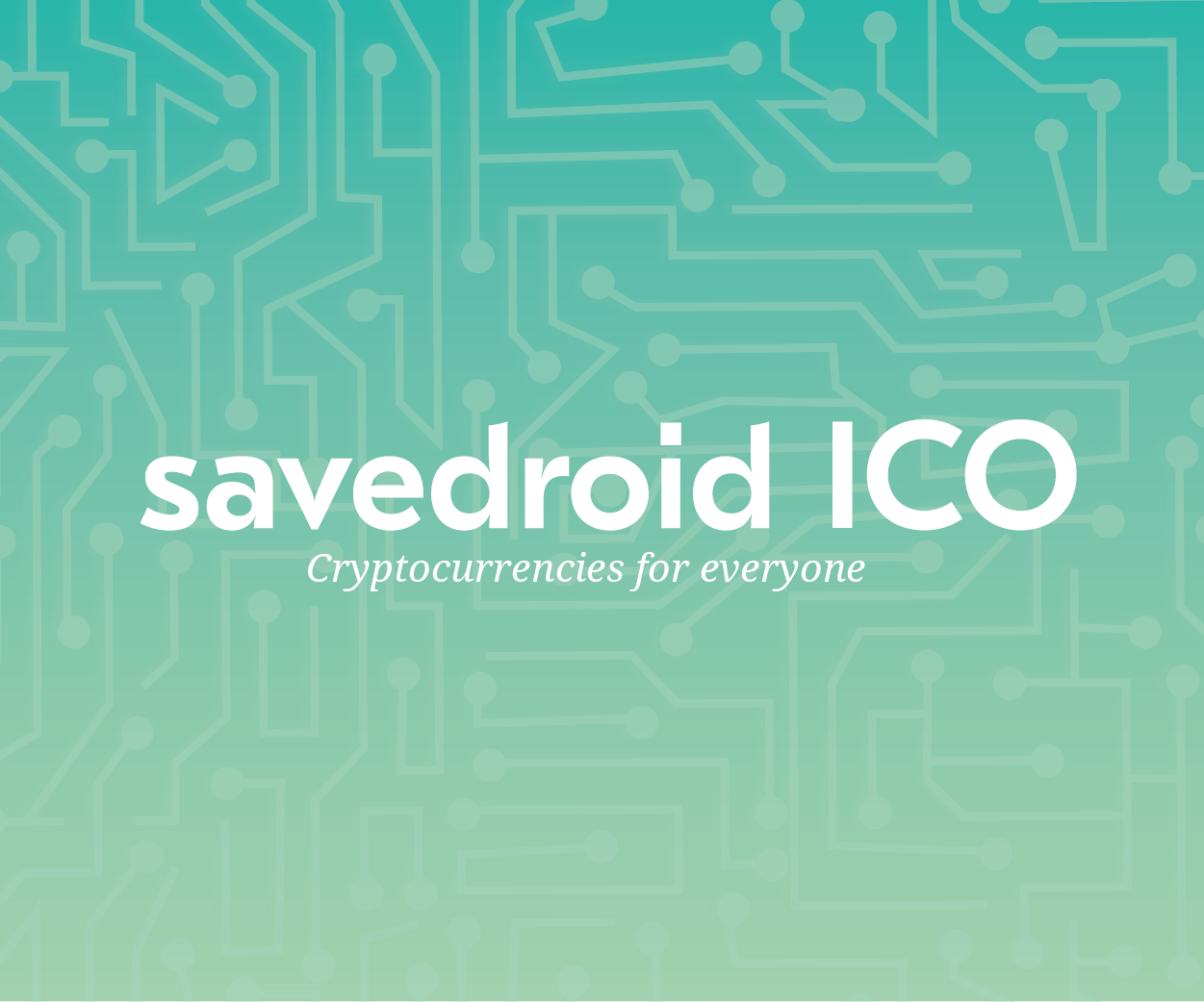 Wenn es Krypto heißt, darf es dann einfach sein...? Savedroid ICO