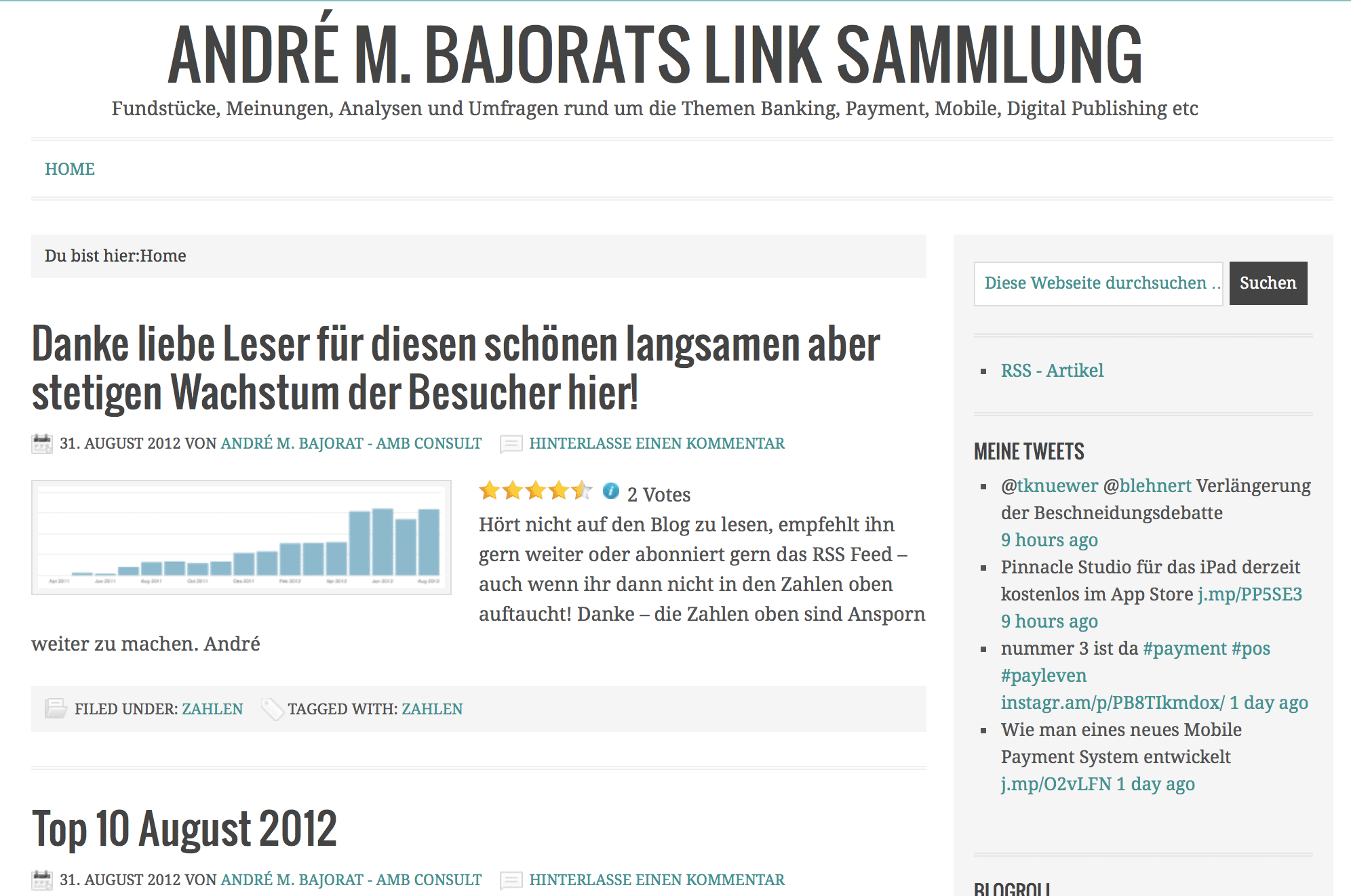 In eigener Sache: Paymentandbanking verabschiedet sich...